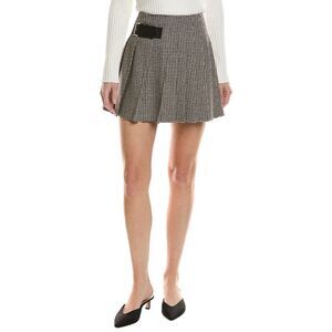 Avantlook Womens Pleated Skirt, Green